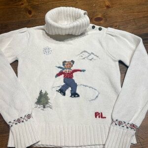 Ralph Lauren Girls 8/10 (fits 6/8) Classic Turtleneck Sweater limited edition